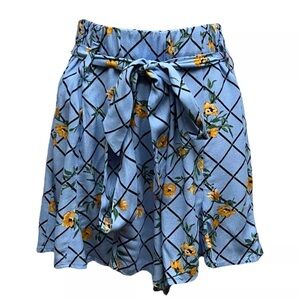 Forever 21 Women’s Floral Short Skort Size 2X